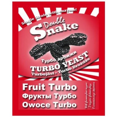 Купить DoubleSnake Fruit Turbo cпиртовые дрожжи, ОРИГИНАЛЬНЫЕ! Англия.