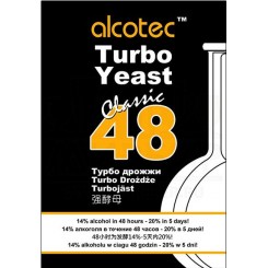 ALCOTEC 48 TURBO,  спиртовые дрожжи, 130 г. Англия.