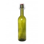 Бутылка с бугельной пробкой, 0,75 л, зеленое стекло