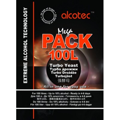 Купить  ALCOTEC MegaPack 100L, 360 г. Англия.