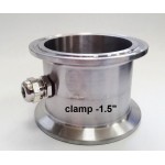 Вставка Clamp 1,5 с нипелем под термометр.